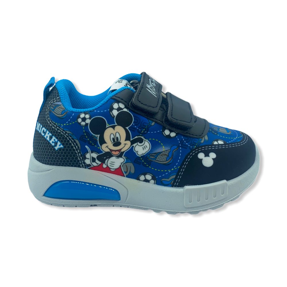 Zapatilla urbano MICKEY SUBLIMADA ABROJO LUZ AL PISAR