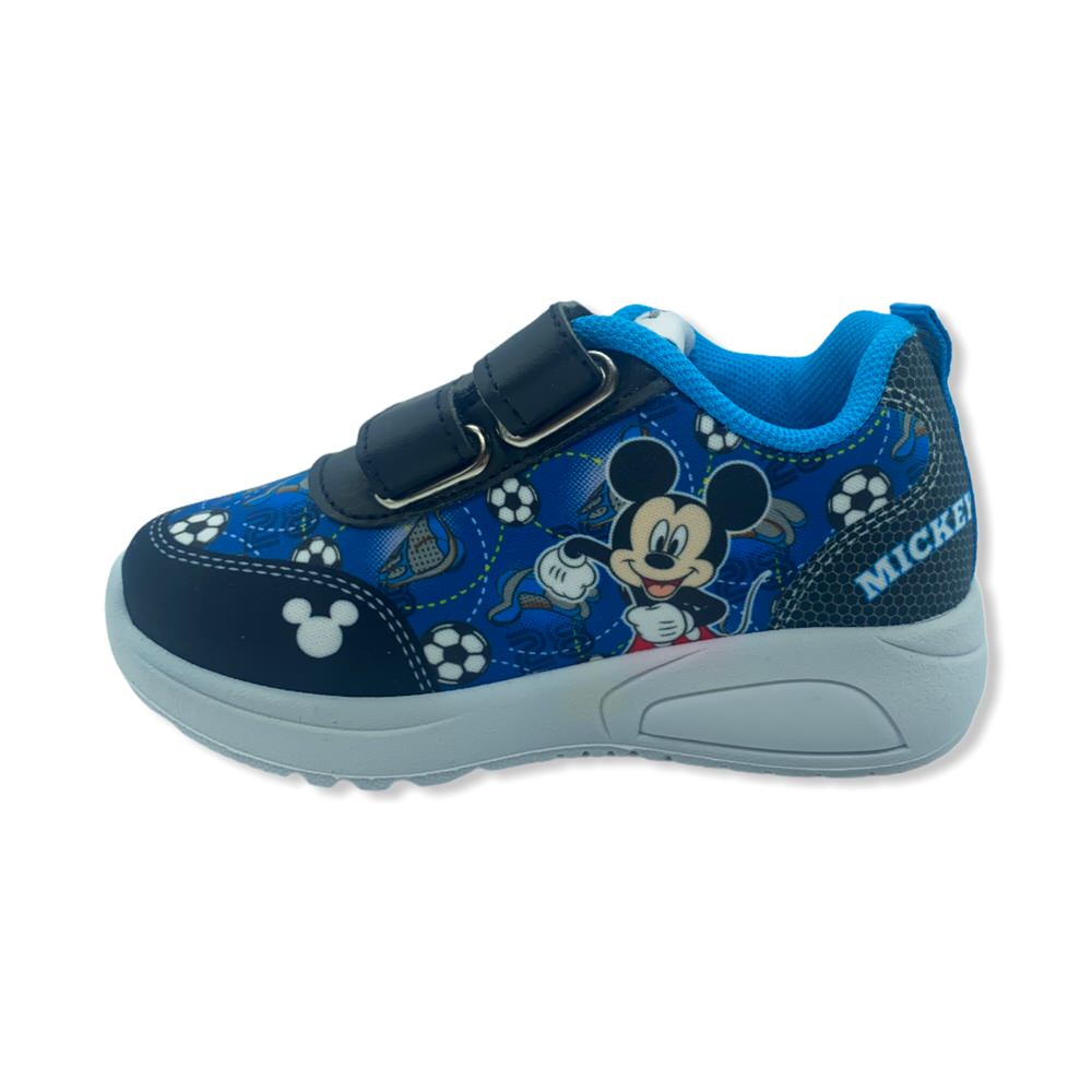 Zapatilla urbano MICKEY SUBLIMADA ABROJO LUZ AL PISAR