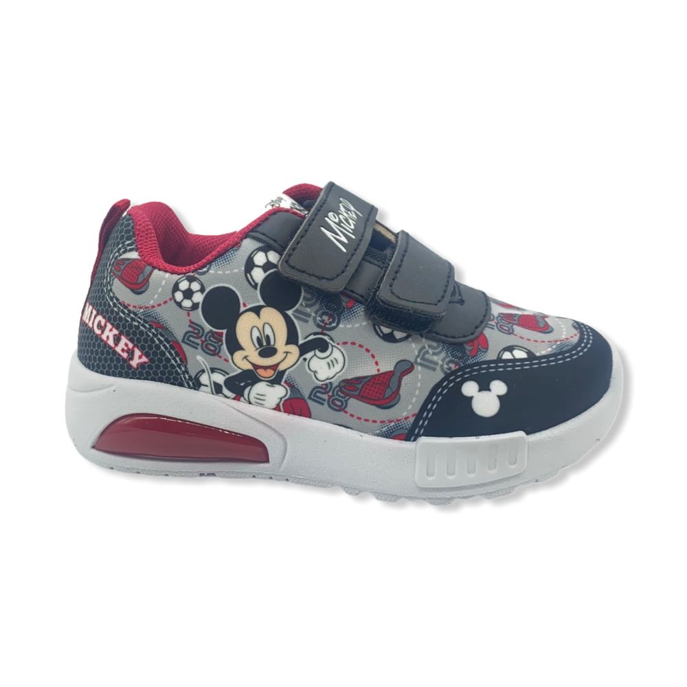 Zapatilla urbano MICKEY SUBLIMADA ABROJO LUZ AL PISAR