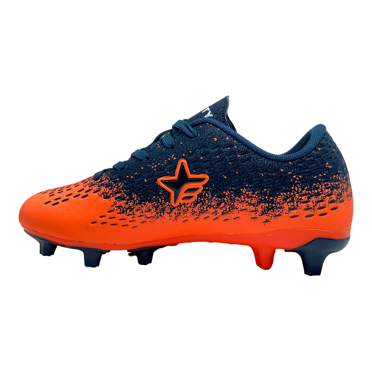 Zapatilla futbol 11 PRIMER LEAGUE AZUL NARANJA