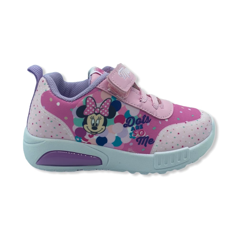 Zapatilla urbano MINNIE SUBLIMADA ABROJO LUZ AL PISAR