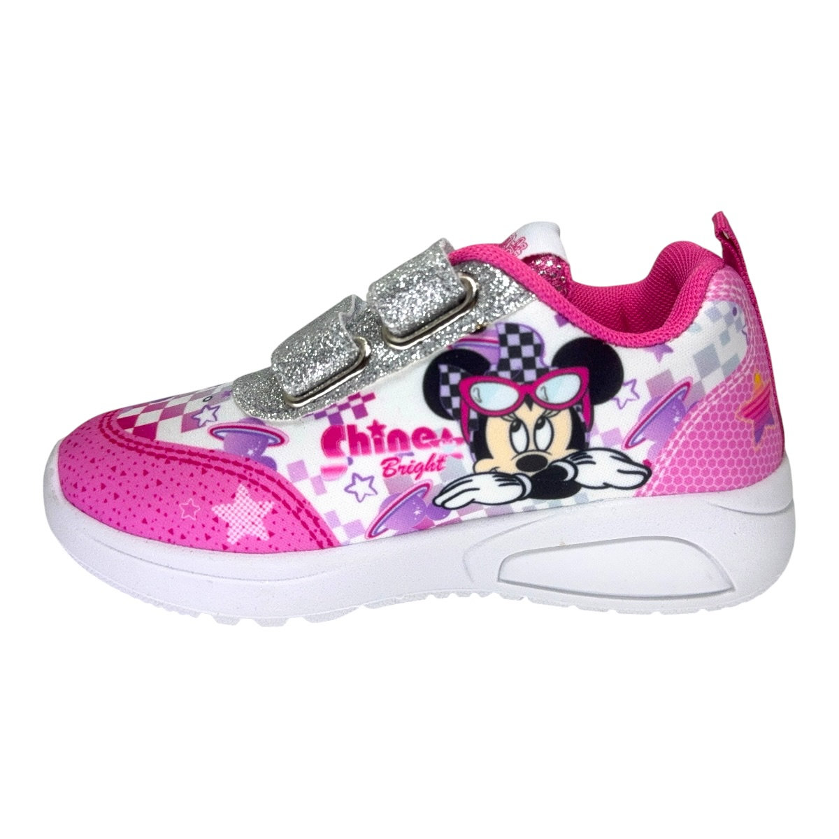 Zapatilla urbano MINNIE SUBLIMADA ABROJO LUZ AL PISAR