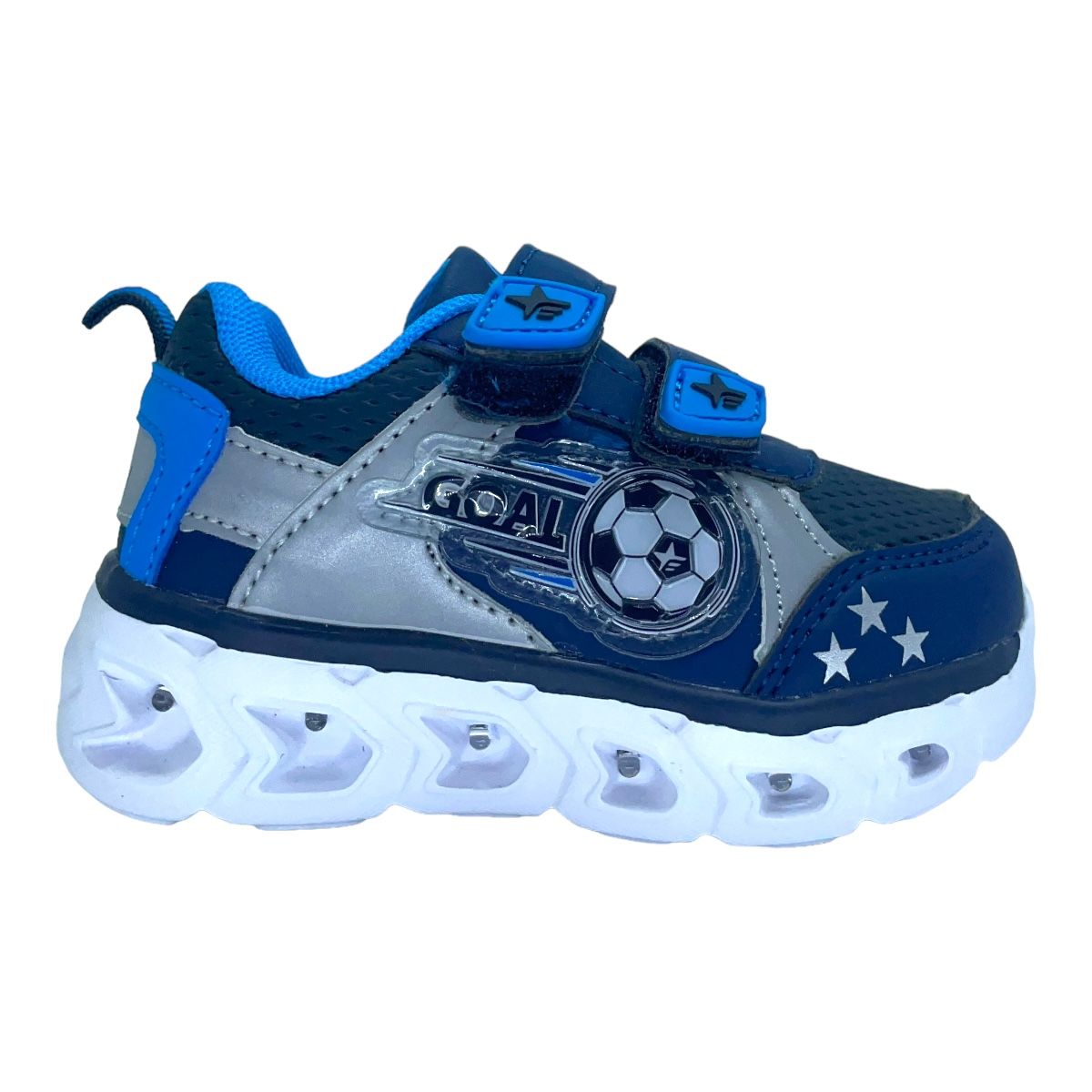 Zapatilla urbano LITTLE GOAL AZUL CELESTE