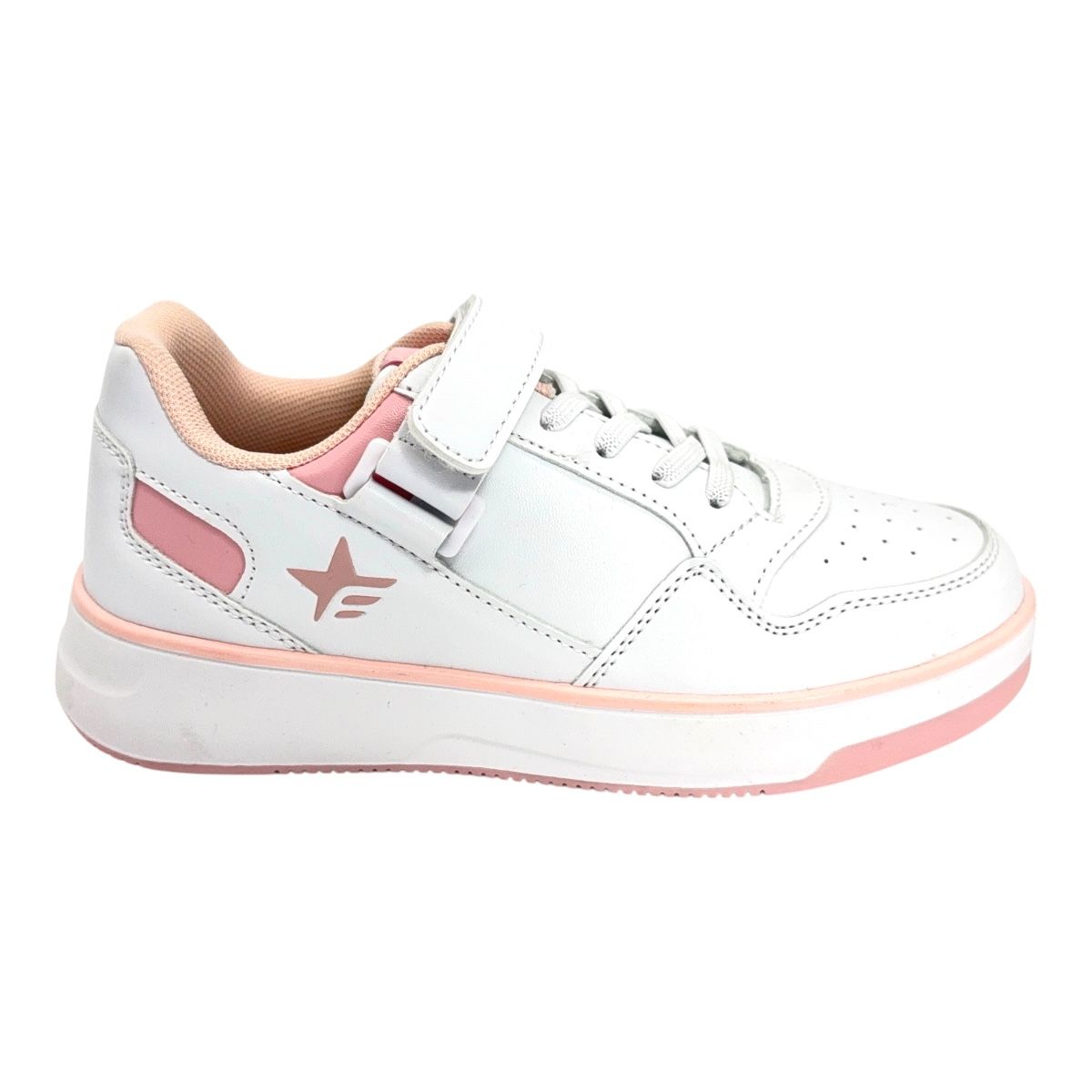 Zapatilla urbano LINEA MODA BCO ROSA