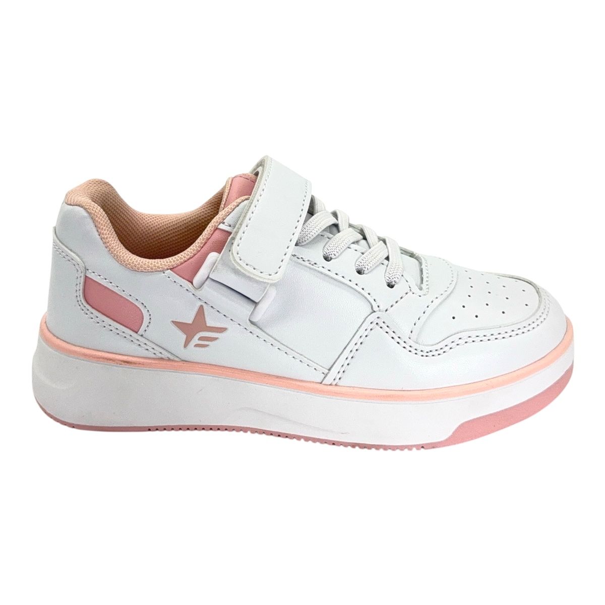 Zapatilla urbano KICKS BLANCO ROSA