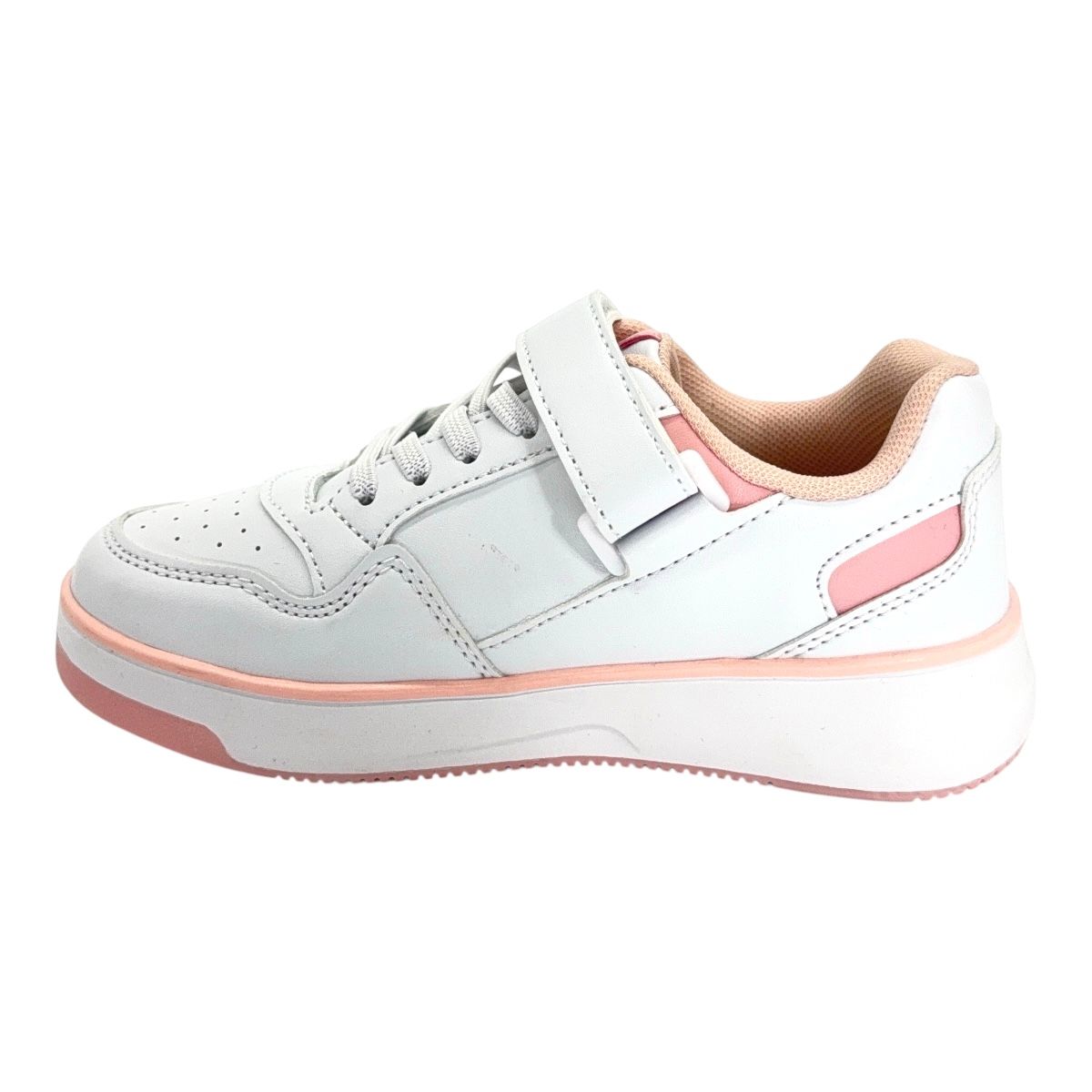Zapatilla urbano KICKS BLANCO ROSA