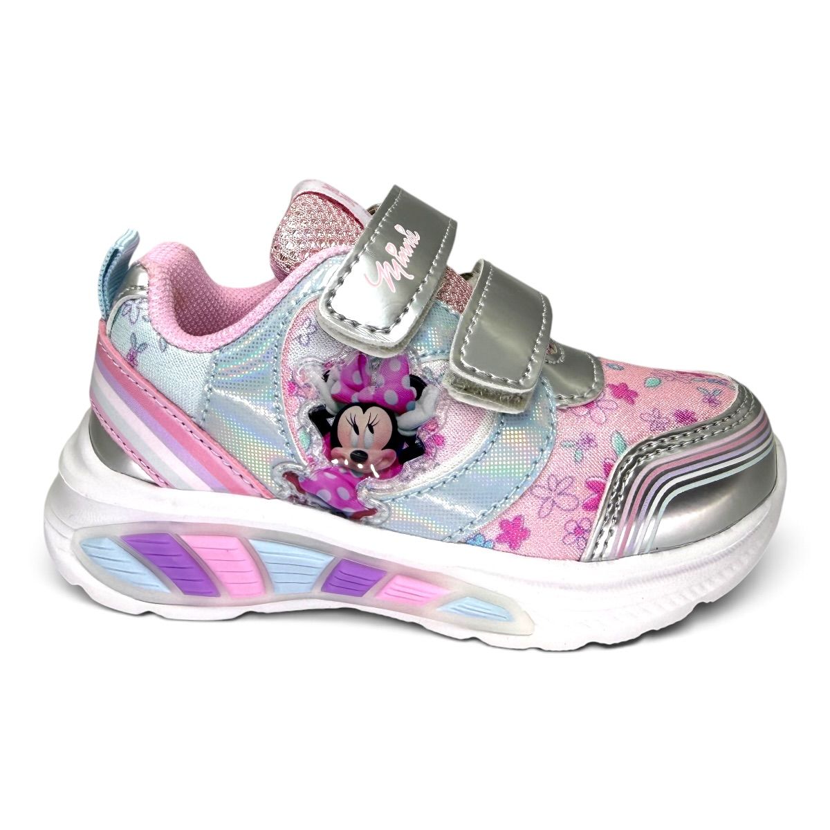 Zapatilla urbano MINNIE PRO CELESTE ROSA