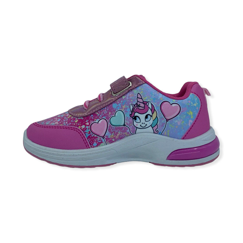 Zapatilla urbano UNICORNIO CORAZON ROSA ROSA