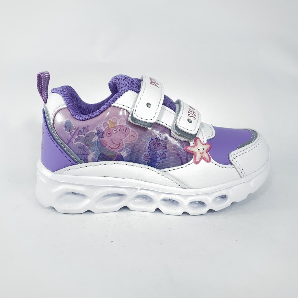 Zapatilla urbano PEPPA CON LUZ VIOL