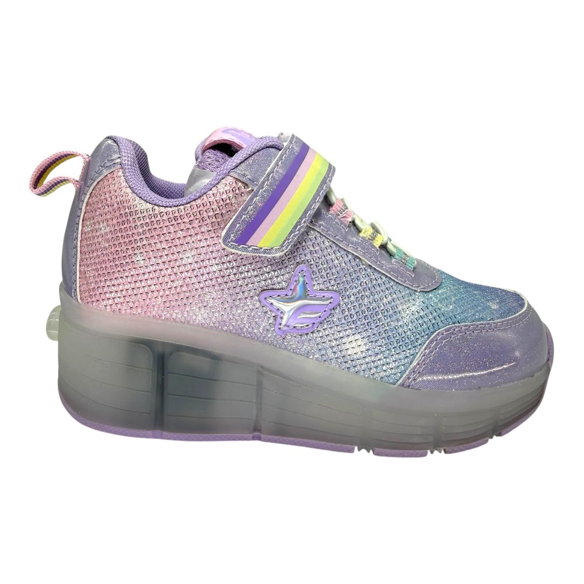Zapatilla urbano SHINY RAINBOW LILA