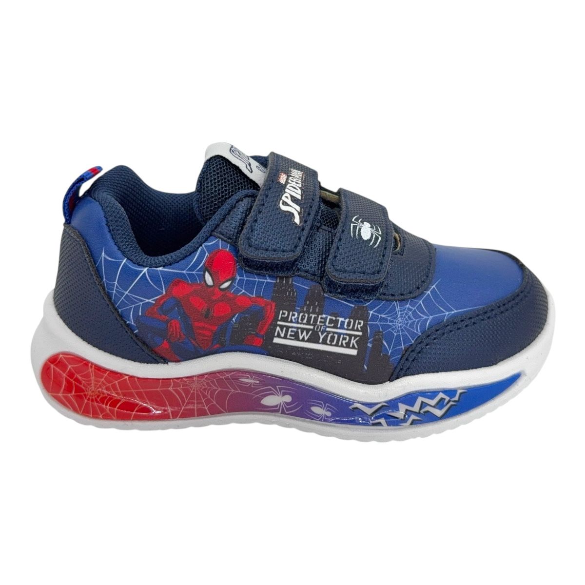 Zapatilla urbano SPIDERMAN LINEA PLUS AZUL ROJO