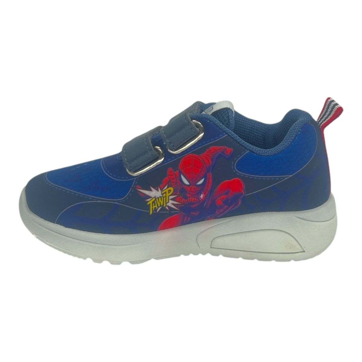 Zapatilla urbano SPIDERMAN CON LUZ AZUL