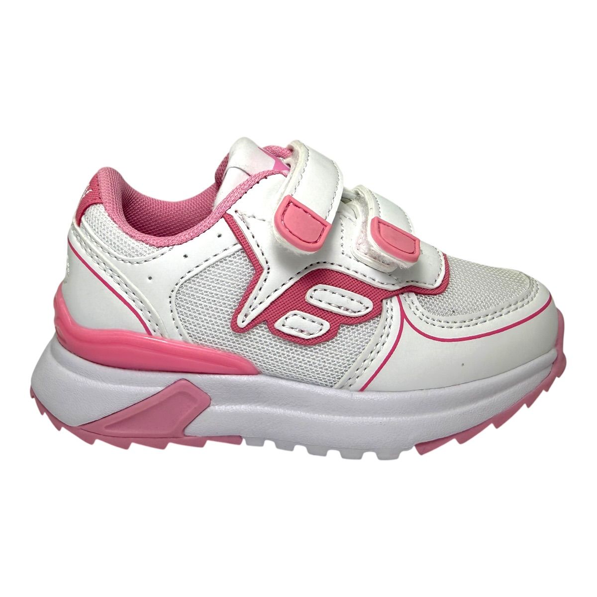 Zapatilla running FOOTY TOP BLANCO ROSA
