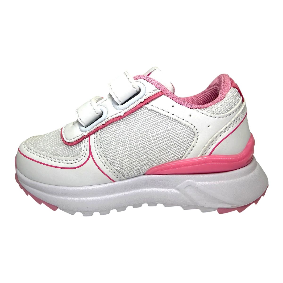 Zapatilla running FOOTY TOP BLANCO ROSA