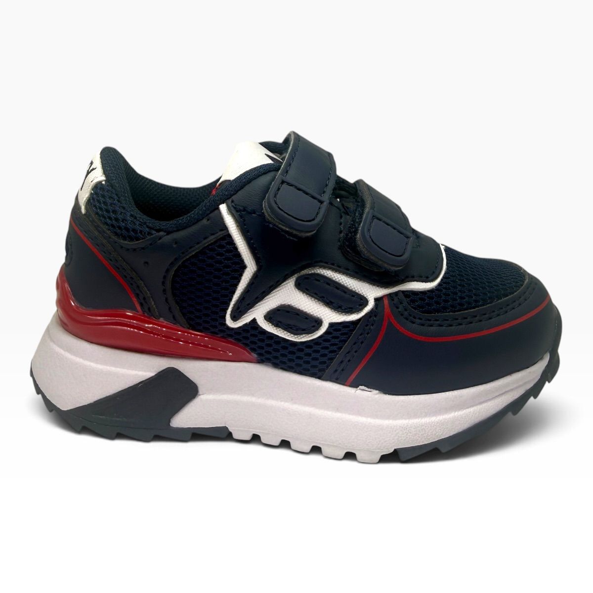 Zapatilla urbano FOOTY TOP AZUL ROJO