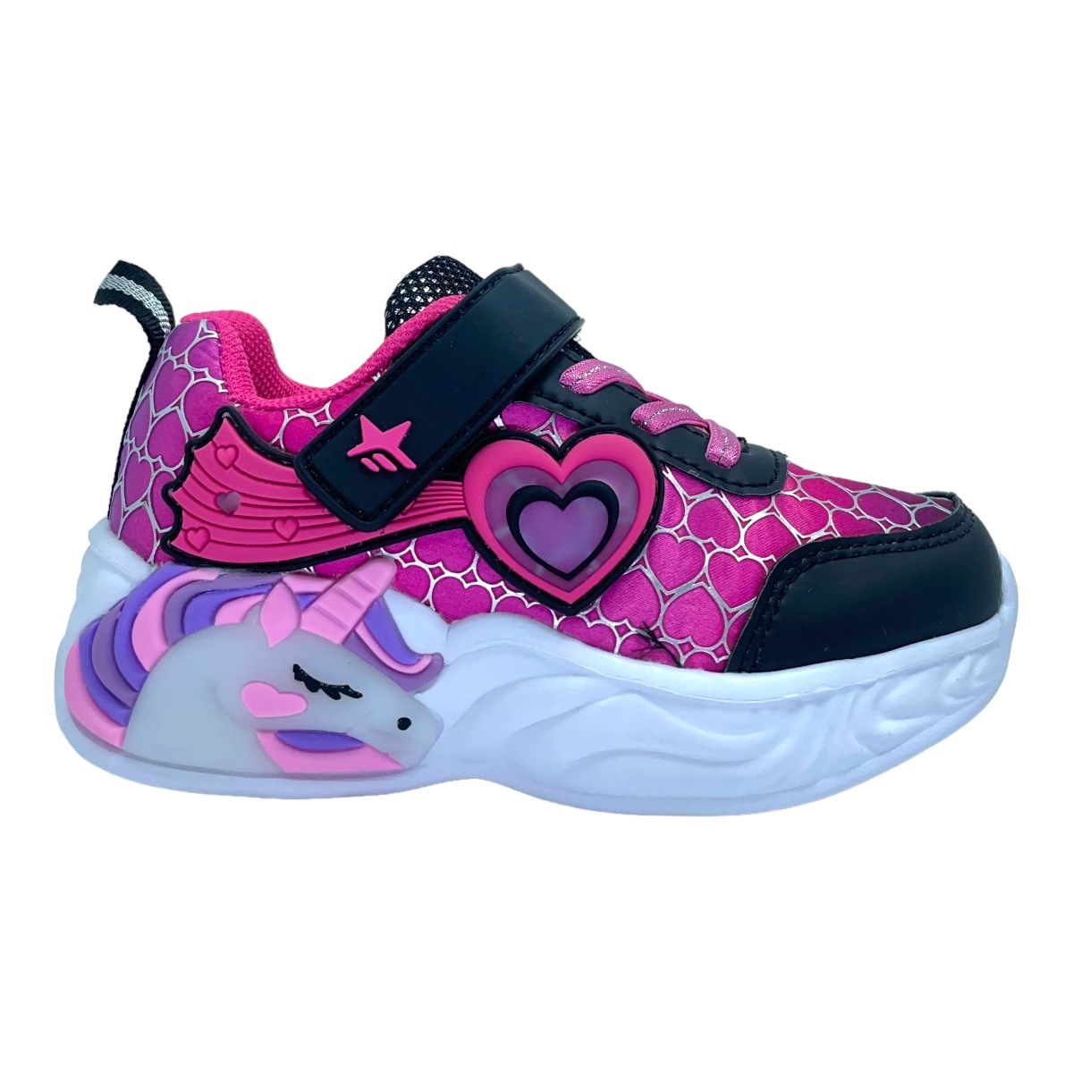 Zapatilla urbano HEART INICORNIO ROSA