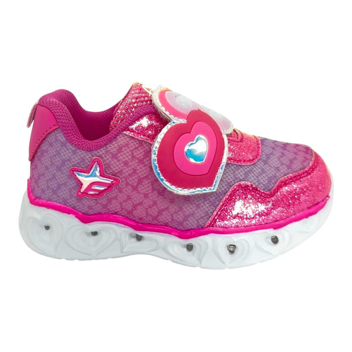 Zapatilla urbano SUPER HEART FUCSIA
