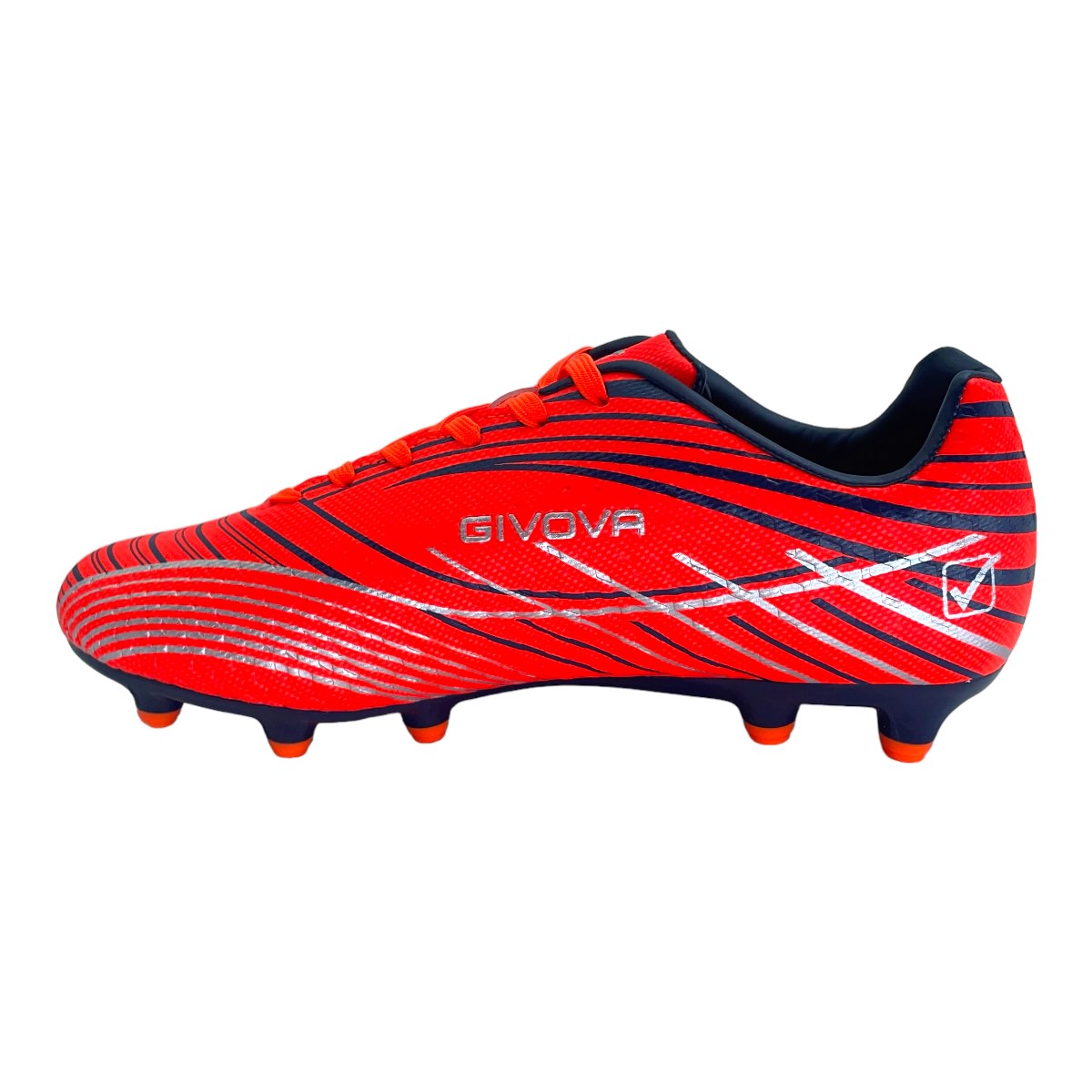 Zapatilla futbol11 RIGOR FT H2 NEON RED BLUE