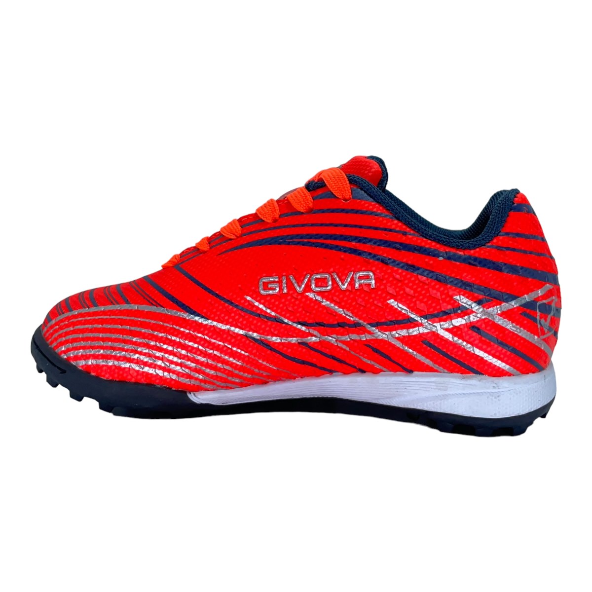 Zapatilla futbol f5 RIGOR TF JR RED BLUE SILVER