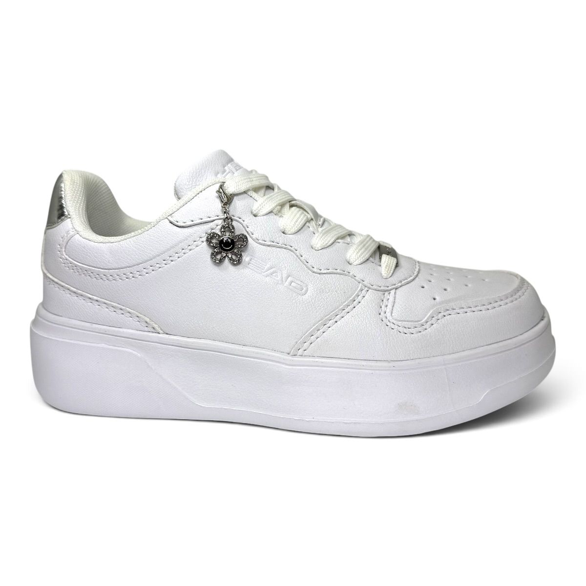 Zapatilla urbano PLATAFORMA BARI BLANCO PLATA