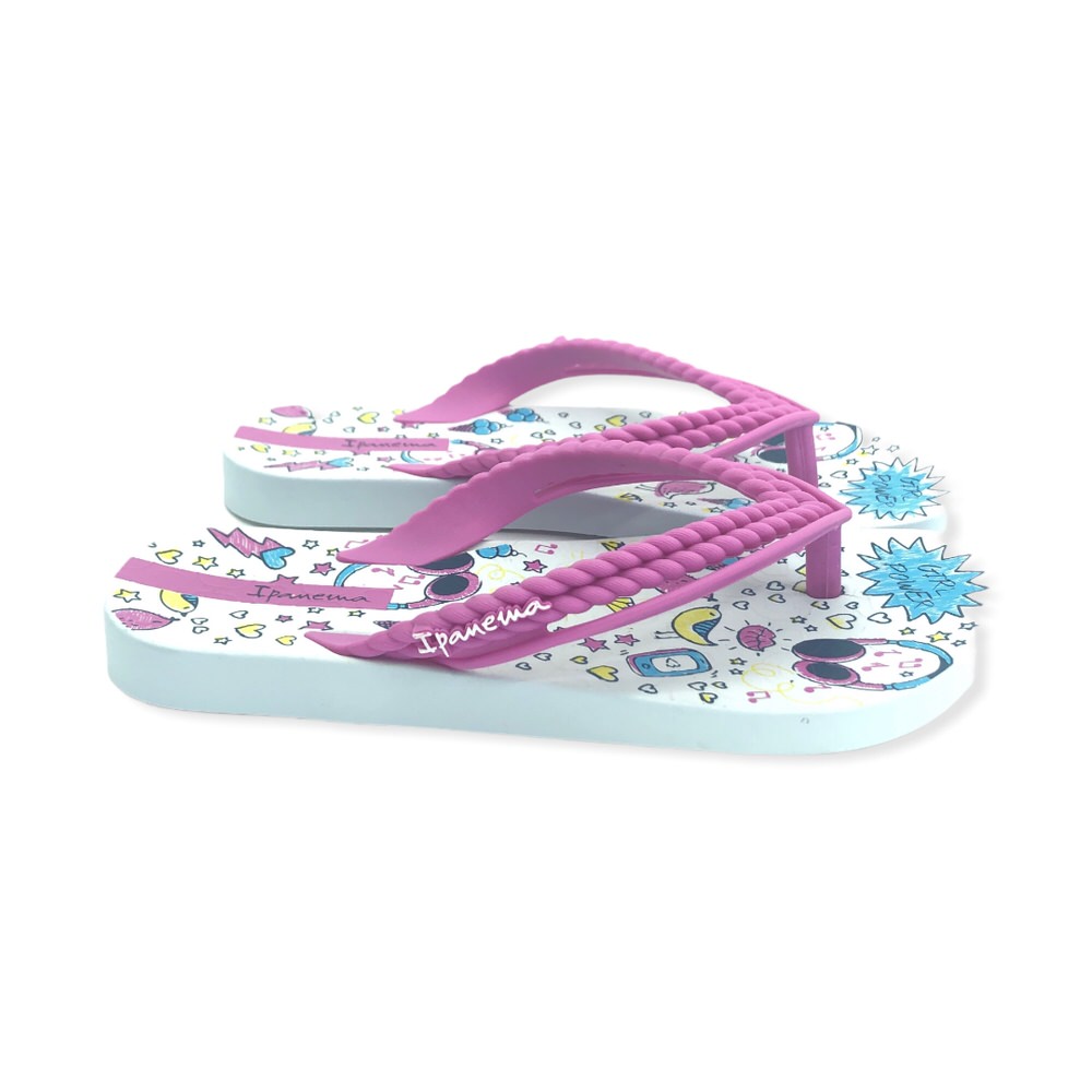 Calzado verano LOVE PRINT KIDS WHITE/LILAC/18