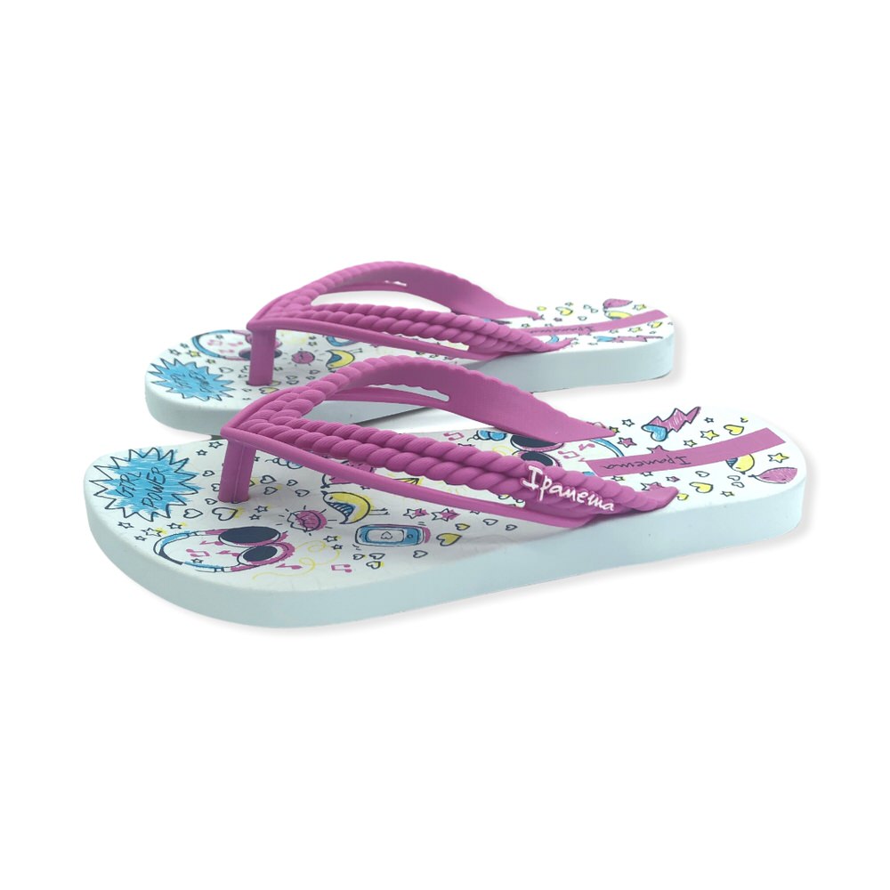 Calzado verano LOVE PRINT KIDS WHITE/LILAC/18