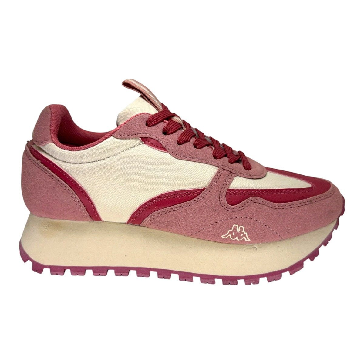 Zapatilla urbano LOGO ARWIKAW 2 BEIGE RED PINK