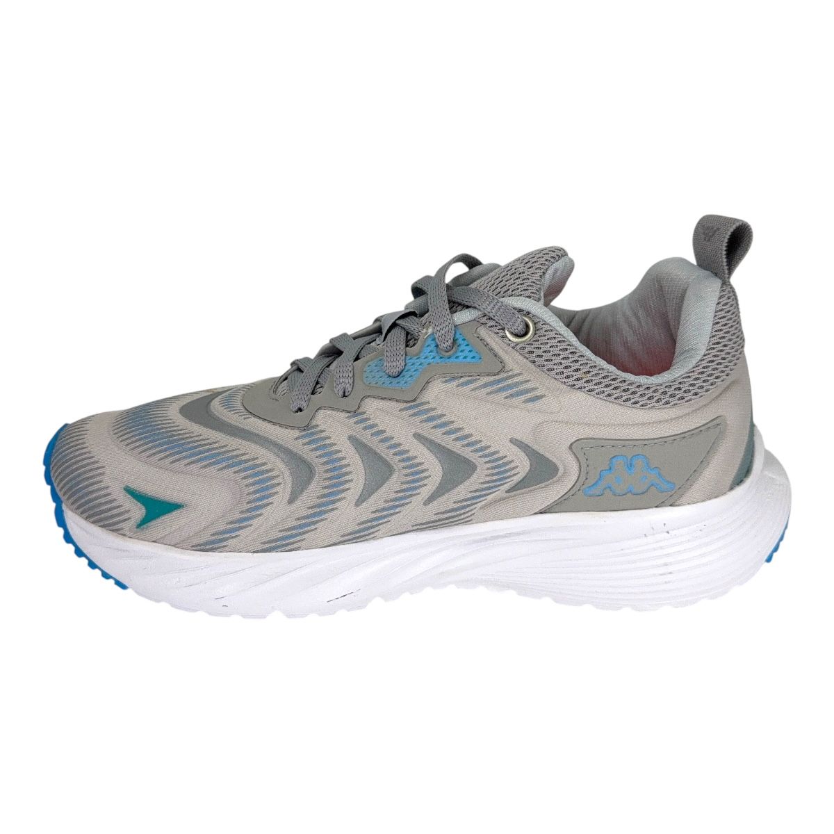 Zapatilla running LOGO FONINI GREY LIGHT Turquesa