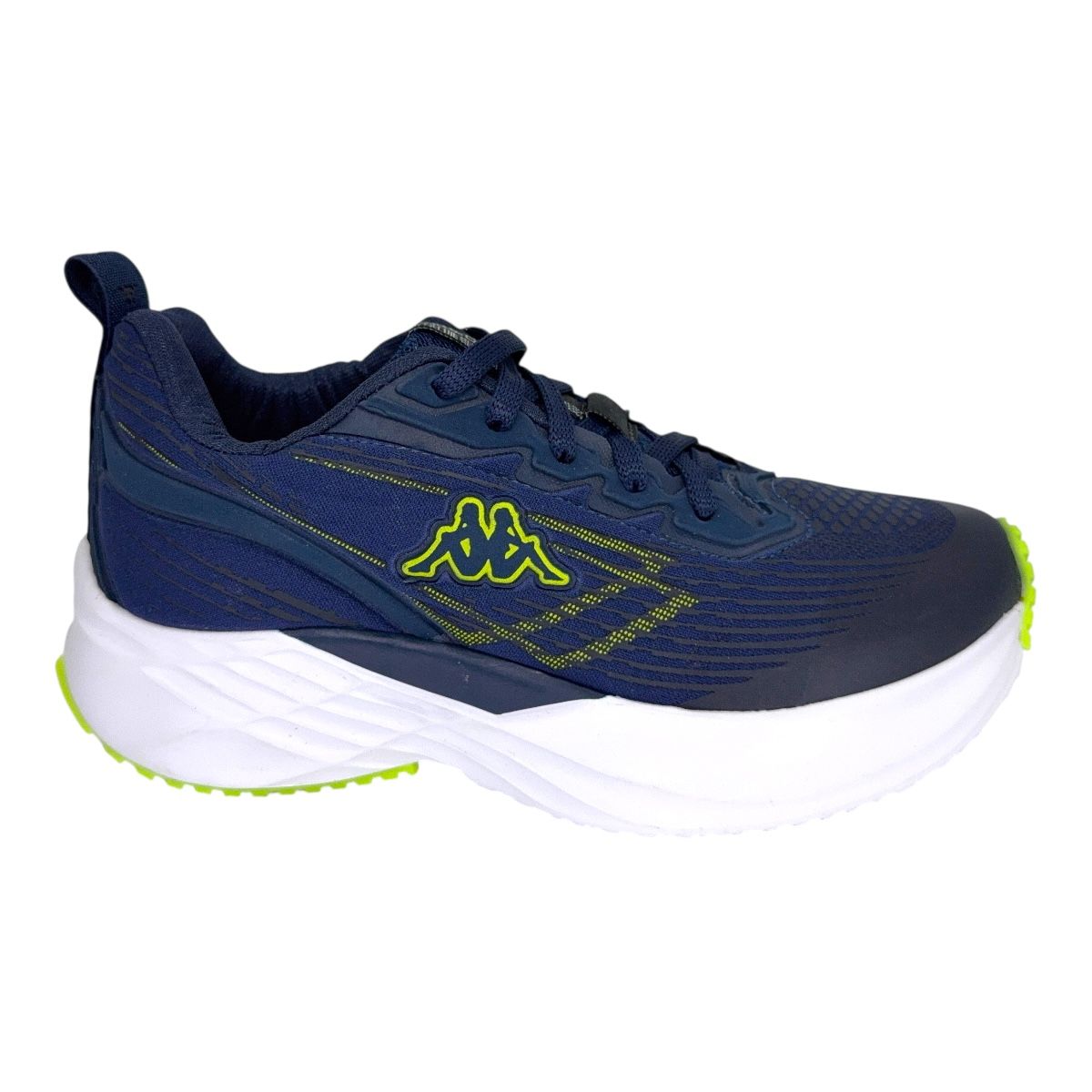 Zapatilla running LOGO VINCI BLUE NAVY GREEN LIME