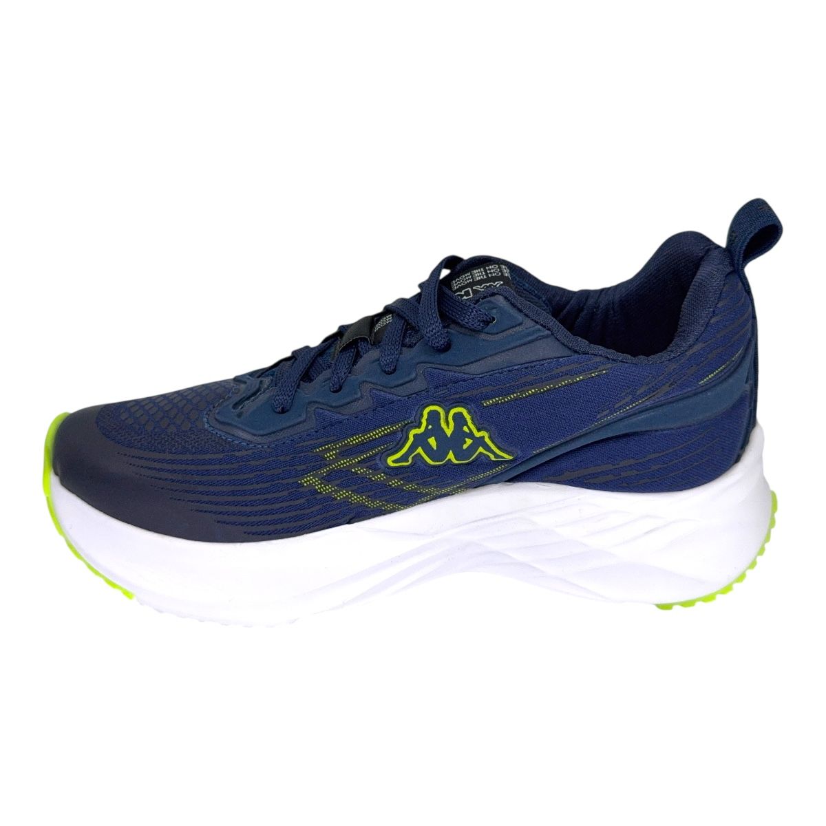 Zapatilla running LOGO VINCI BLUE NAVY GREEN LIME