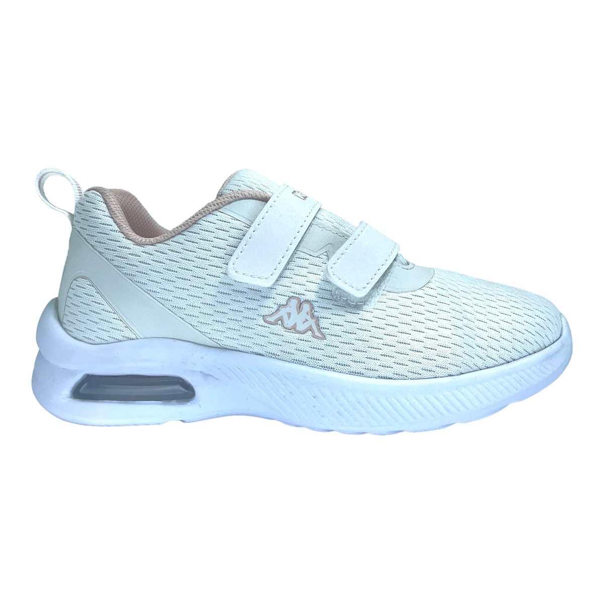 Zapatilla running PLAY FULL VELCRO KIDS WHITE PINK