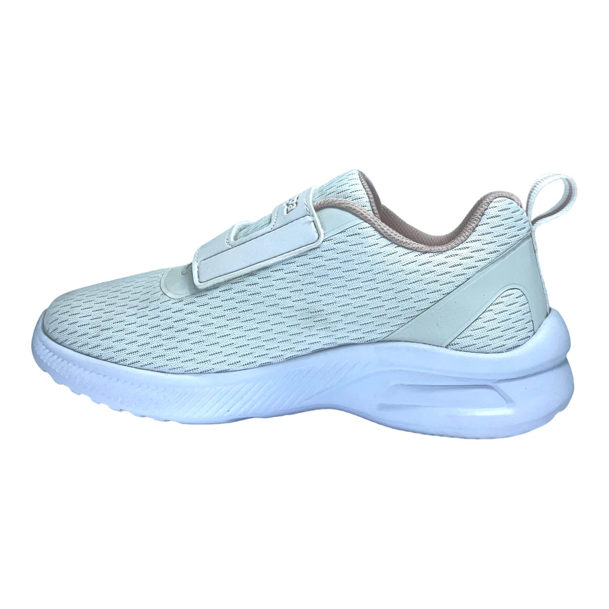 Zapatilla running PLAY FULL VELCRO KIDS WHITE PINK
