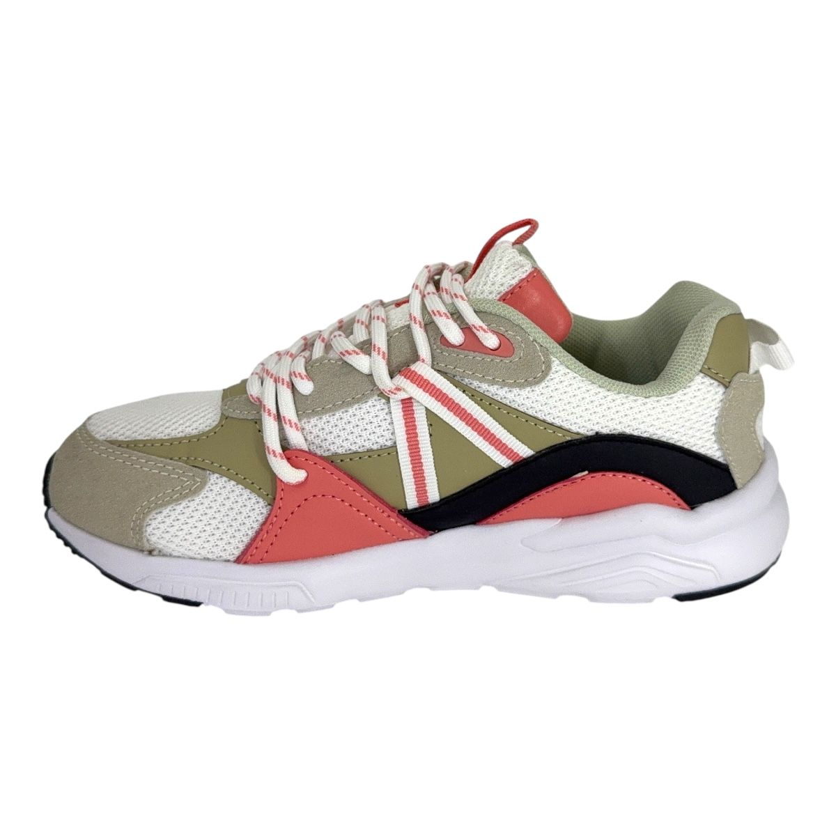 Zapatilla urbano LOGO LONDON KID WHITE PINK