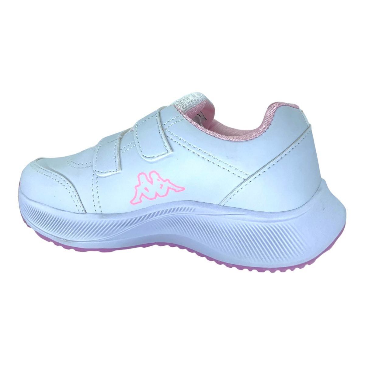 Zapatilla running PLAYTIME KIDS VELCRO WHITE PINK