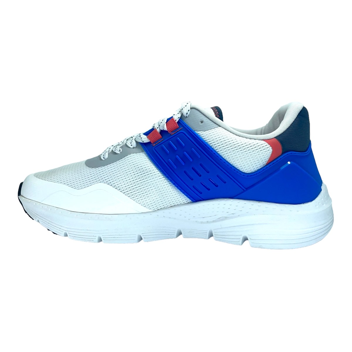 Zapatilla urbano KOMBAT CLEAN 2 WHITE-BLUE -RED