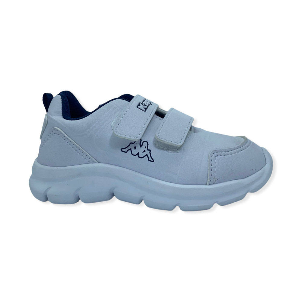 Zapatilla urbano COLEGIAL I VELCRO WHITE-BLUE