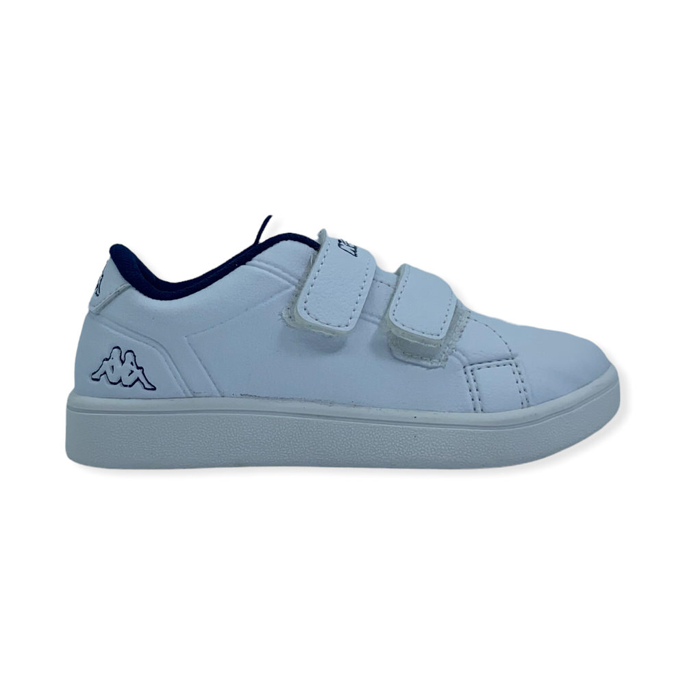 Zapatilla urbano COLEGIAL II VELCRO WHITE-BLUE