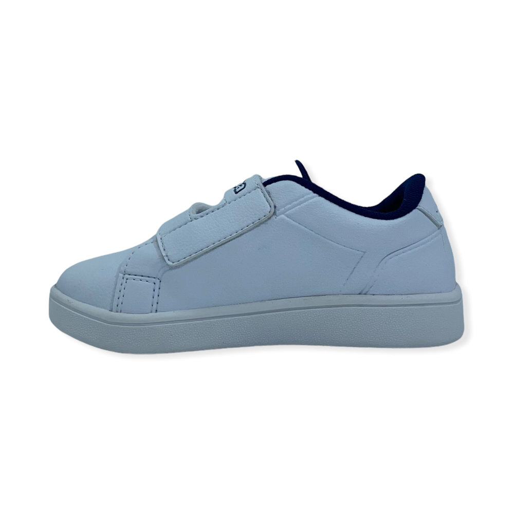 Zapatilla urbano COLEGIAL II VELCRO WHITE-BLUE