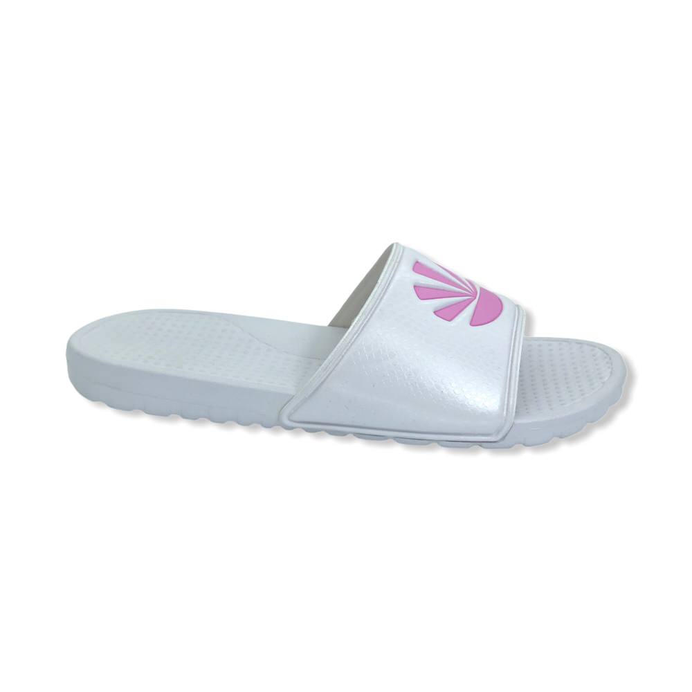 Calzado verano DALIAN LOGO BLANCO ROSA