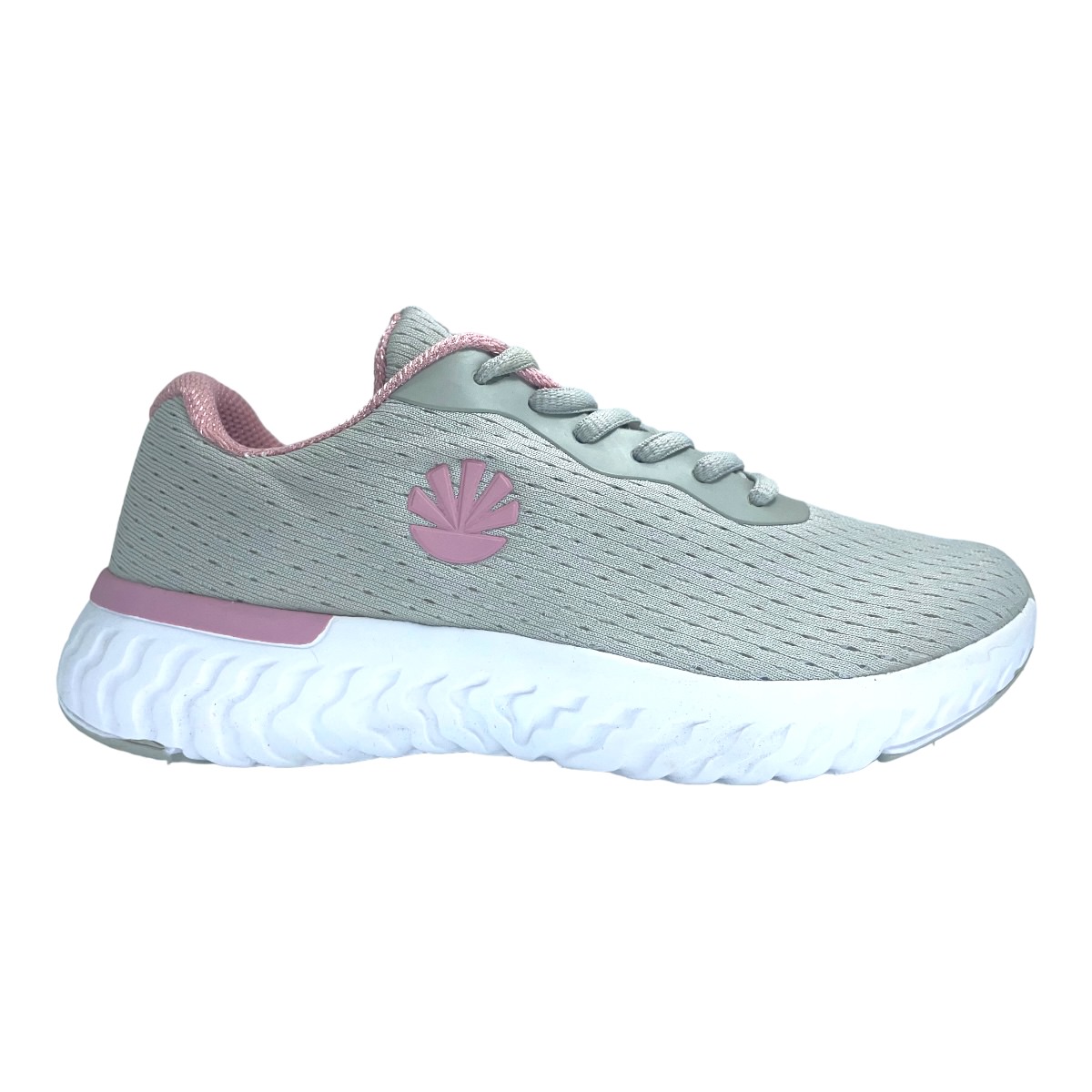 Zapatilla urbano ZETA W GRIS ROSA