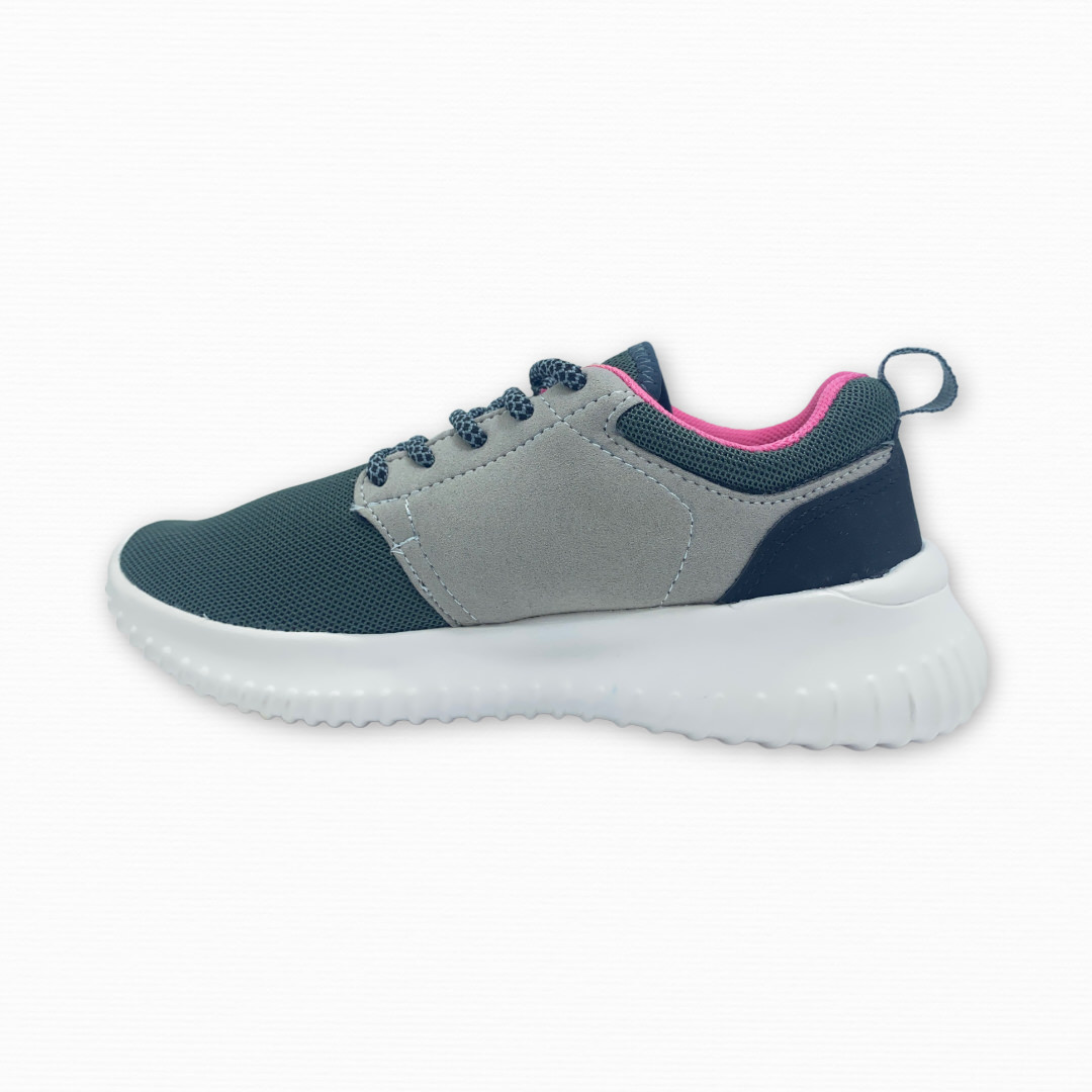 Zapatilla urbano FIJI GRIS FUCSIA
