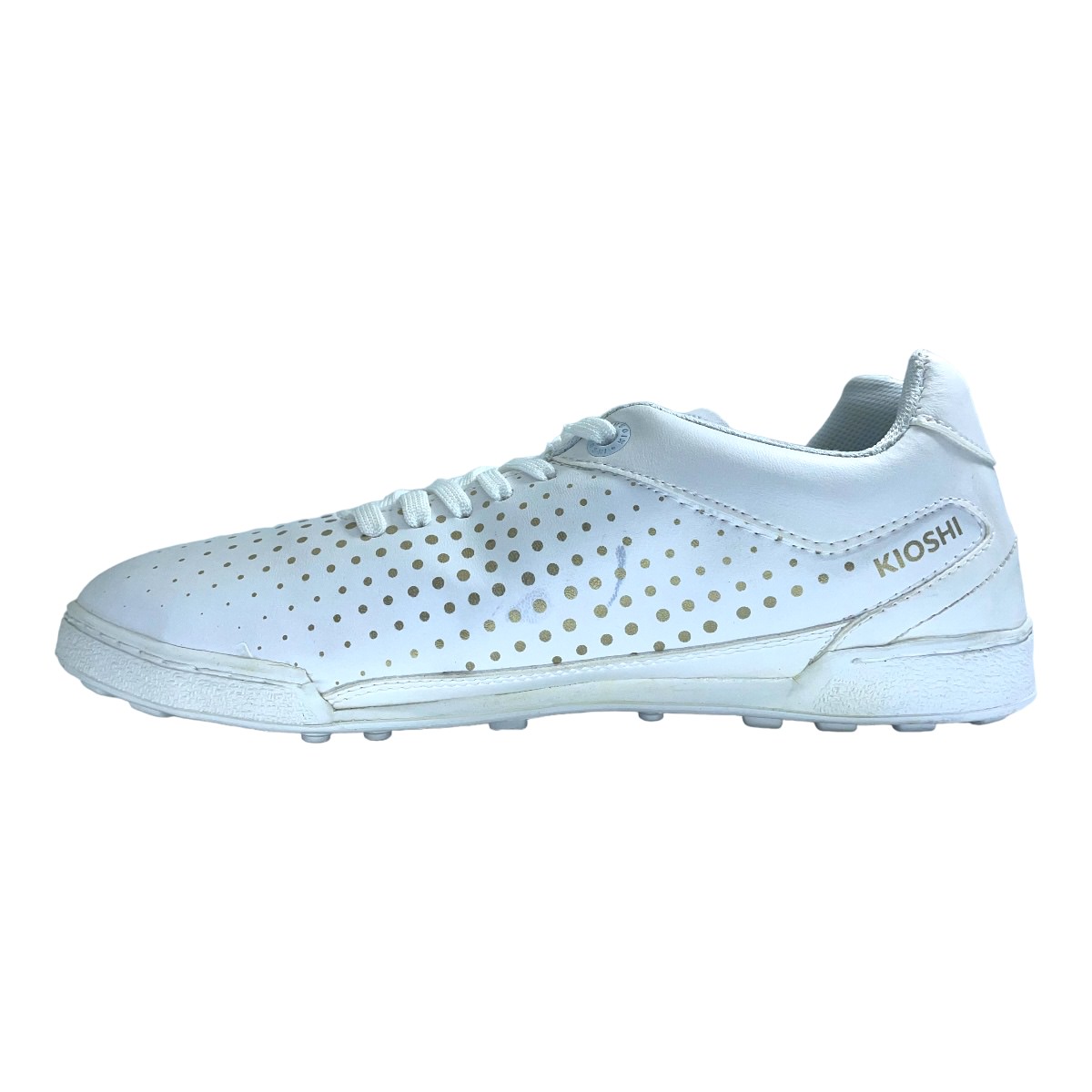 Zapatilla futbolf5 VULCANO BLANCO DORADO