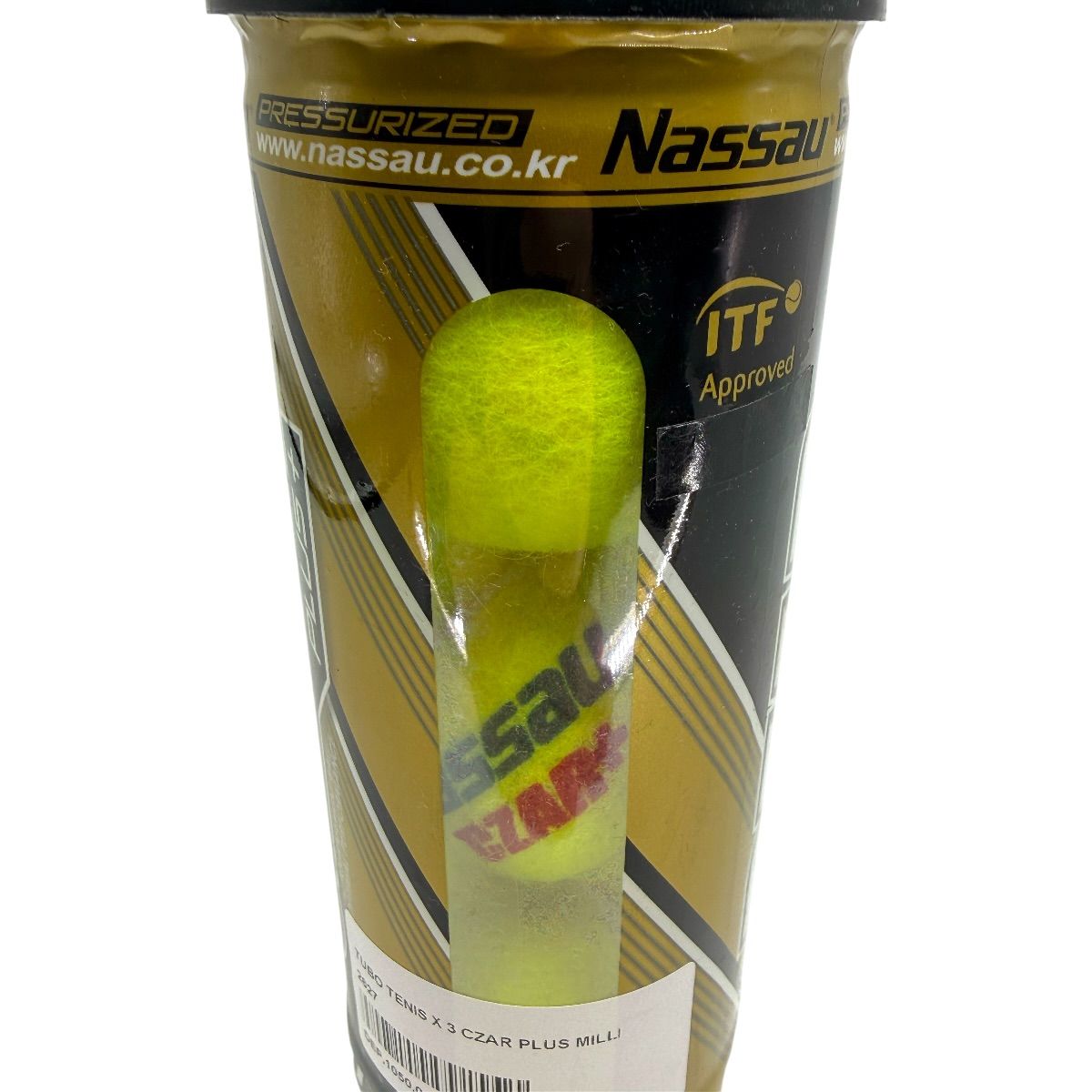 TUBO TENIS X 3 CZAR PLUS MILLI