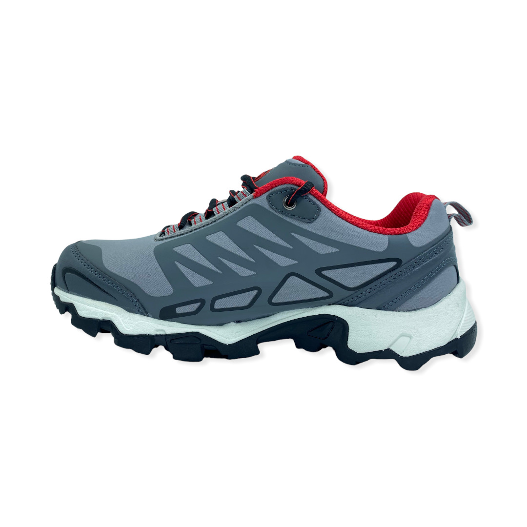 Zapatilla trekking TREKKING GRIS ROJO
