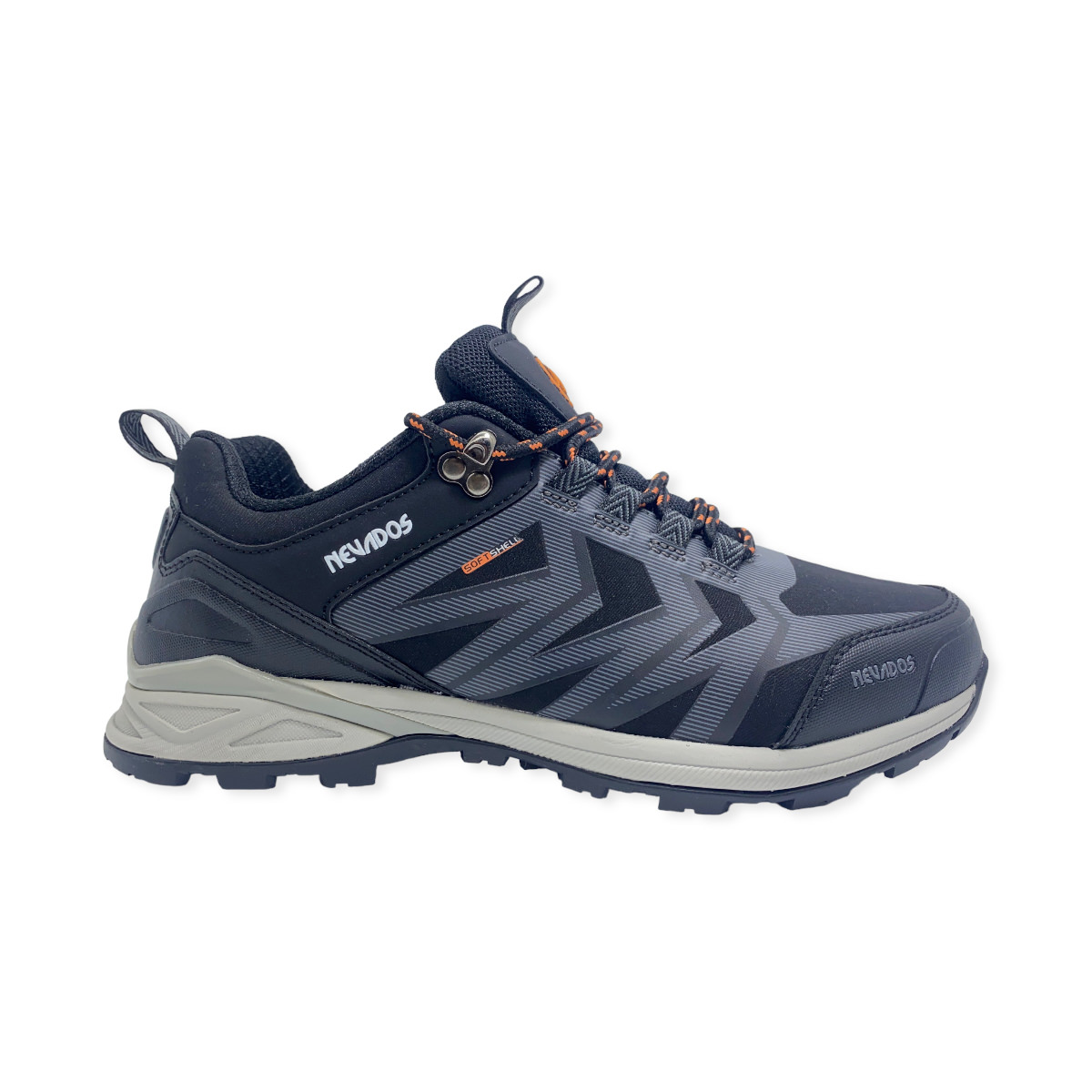Zapatilla trekking TRAIL -GRIS NARANJA