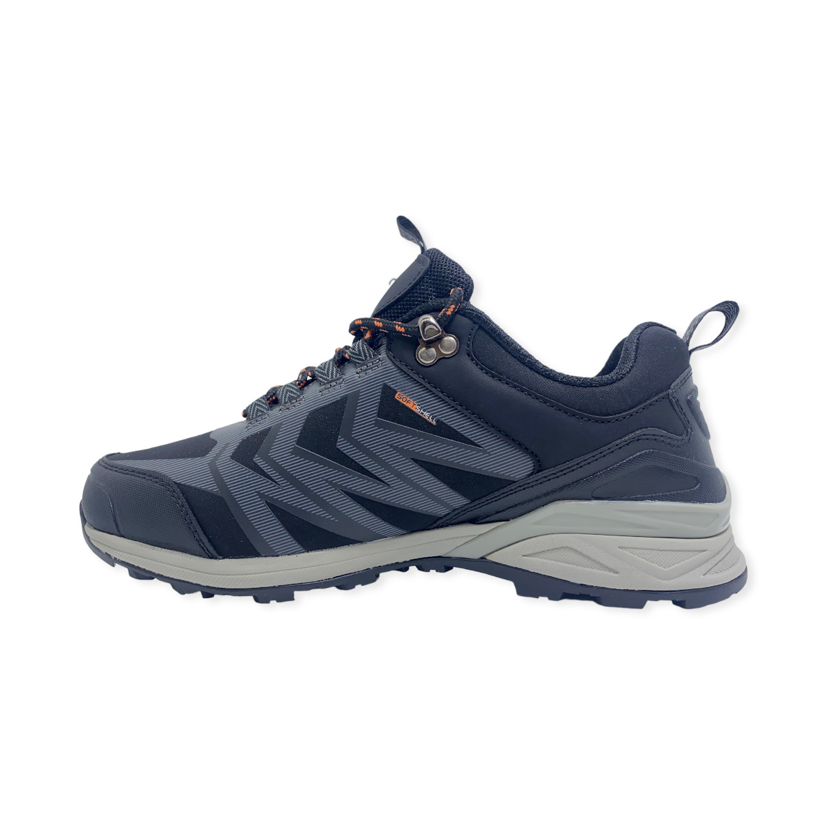 Zapatilla trekking TRAIL -GRIS NARANJA