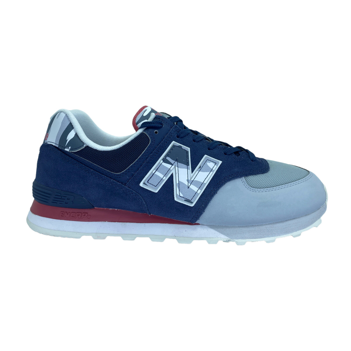 Zapatilla urbano ML574 AZUL BLANCO-ROJO