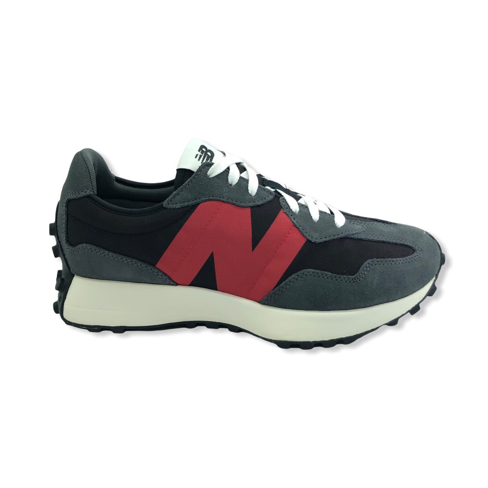 Zapatilla urbano MS327 GRIS-ROJO
