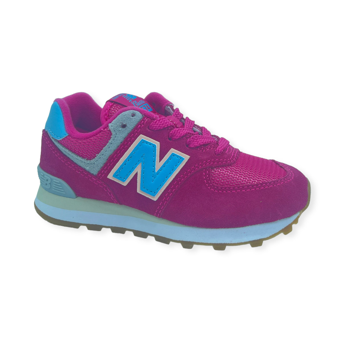 Zapatilla urbano PC574 ROSA CELESTE