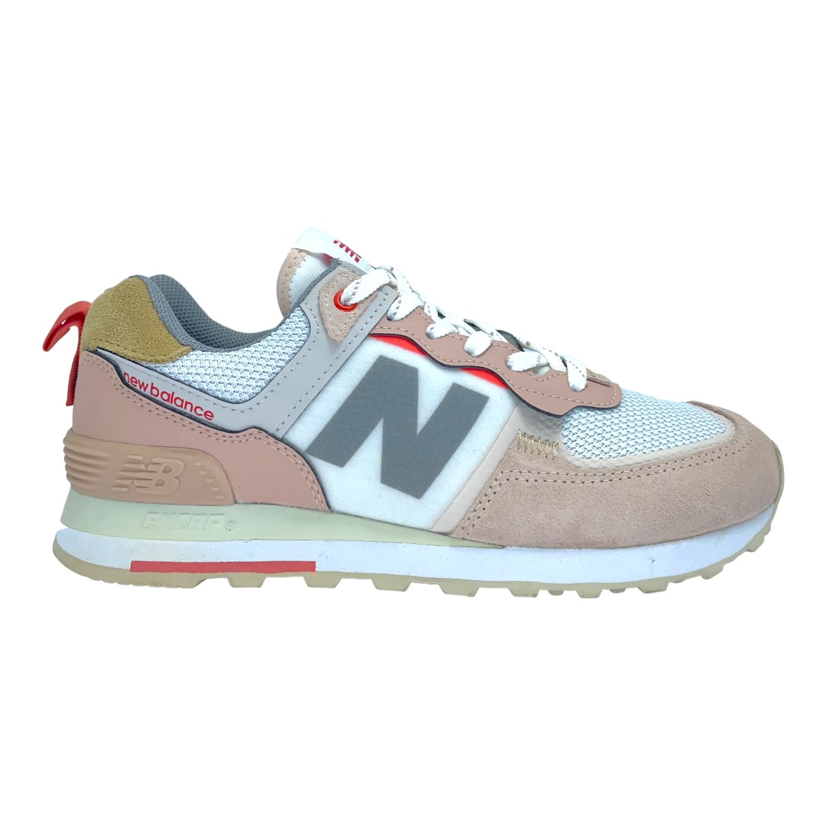 Zapatilla urbano WL574 BLANCOROSA GRIS